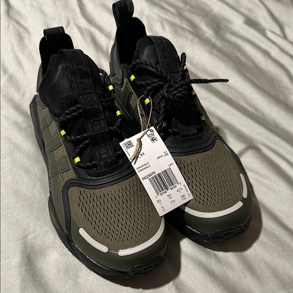 Adidas Men's NMD_V3 *Rare*Black and Green Shoes